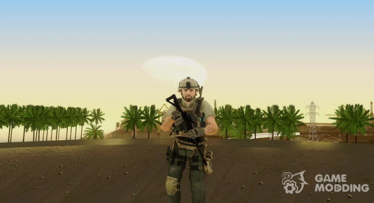 Modern Warfare 2 Soldier 13 для GTA San Andreas