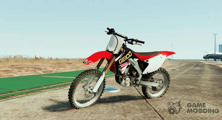 Honda CRF Geico graphic kit for the kx450f by RKDM for GTA 5