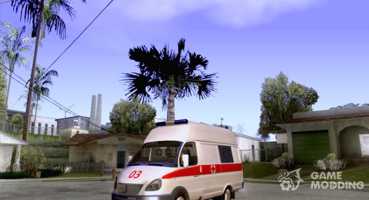 Ambulancia de gacela 22172 para GTA San Andreas