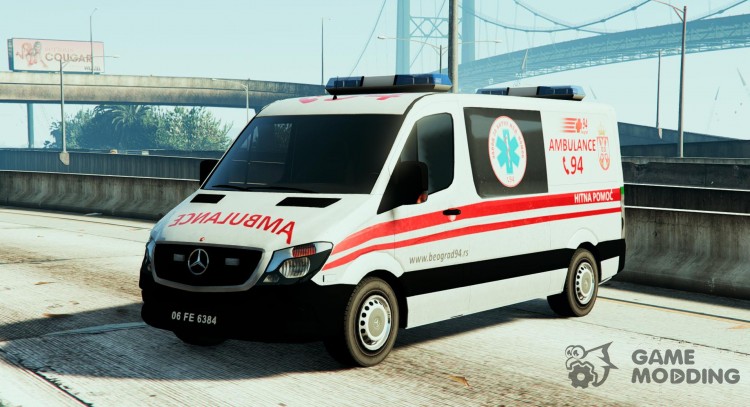 Serbia ambulancia para GTA 5