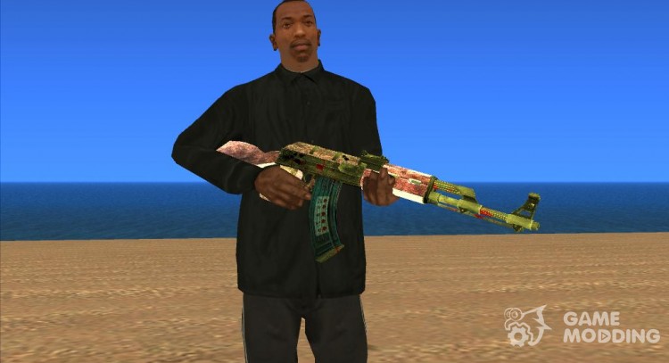 AK47 Grunge для GTA San Andreas