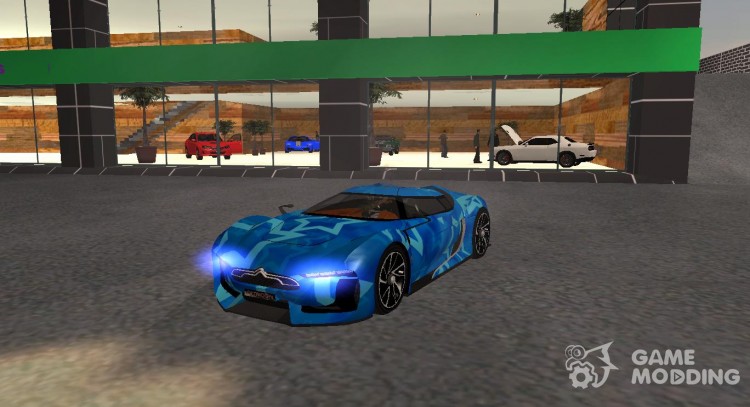 Citroen GT Blue Star para GTA San Andreas