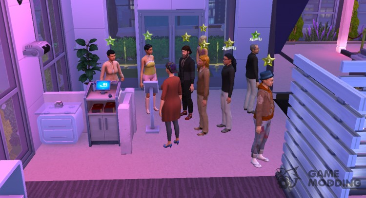 Los visitantes de la tienda para Sims 4