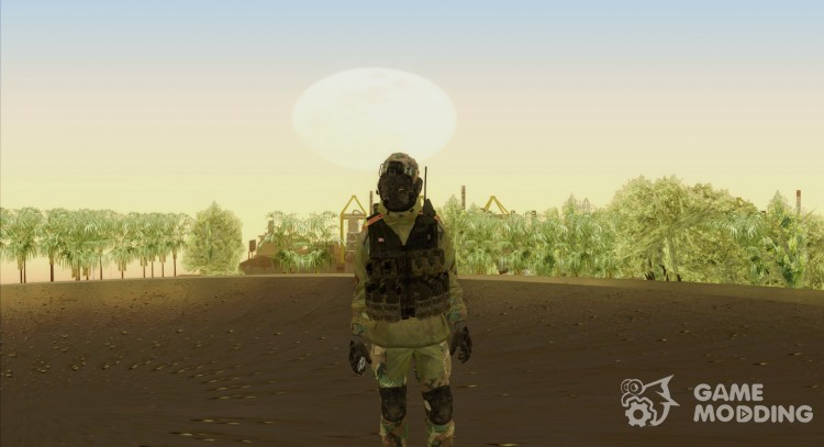 Advanced Warfare North Korean Assault Soldier для GTA San Andreas
