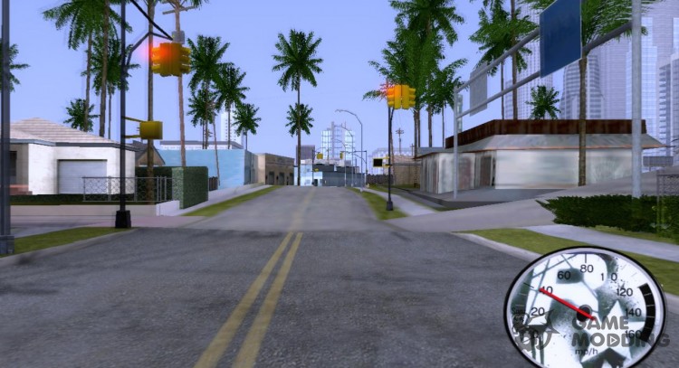 Rockstar speedometer for GTA San Andreas