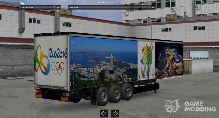 Rio 2016 Trailer para Euro Truck Simulator 2