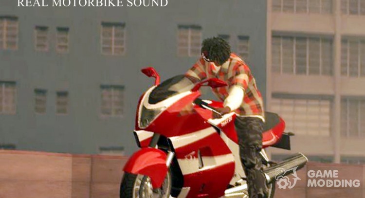 Real Motorbike Sound для GTA San Andreas