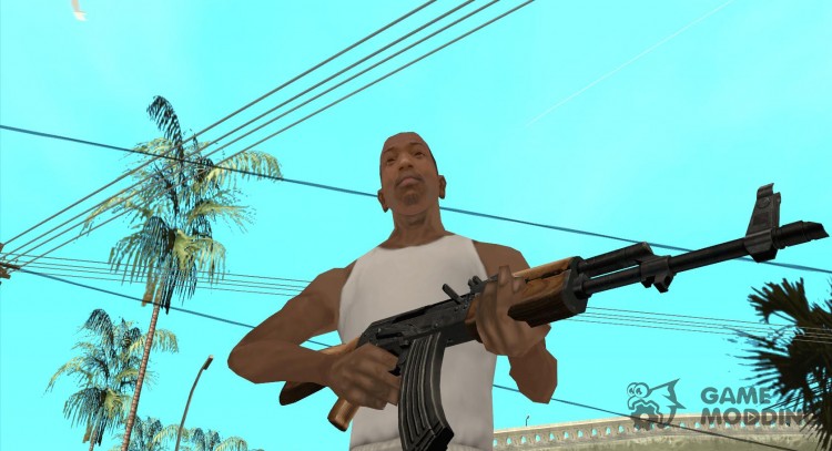 Brand new AK-47 for GTA San Andreas