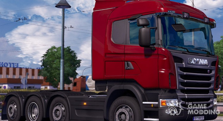 Тягач Scania R & Streamline Modifications V1.2 от RJL для Euro Truck Simulator 2