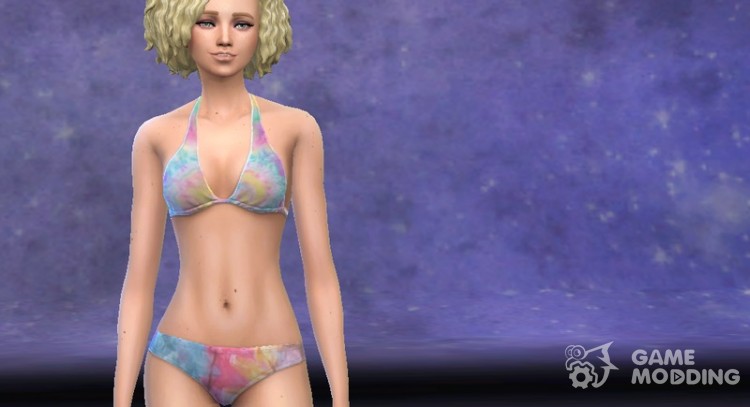 September Swimwear для Sims 4