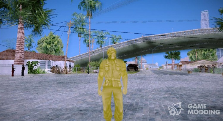 Yellow Solider from Army Men Serges Heroes 2 para GTA San Andreas