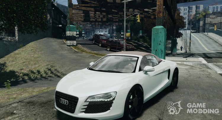 Audi R8 Spyder 2010 v 2.0 для GTA 4