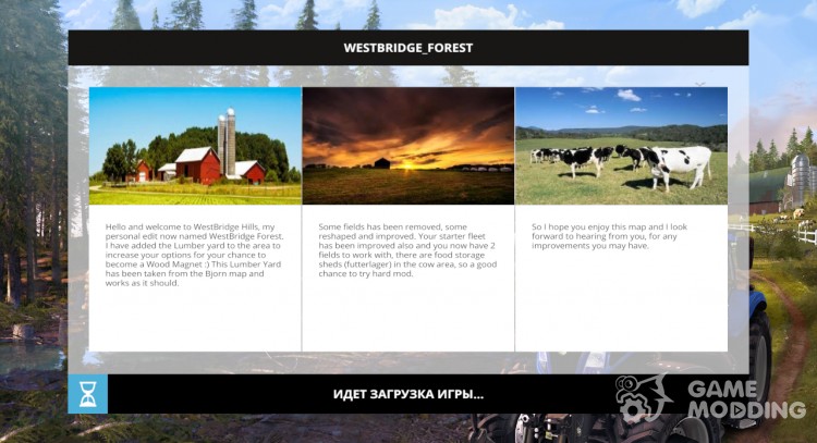 Westbridge Hills для Farming Simulator 2015