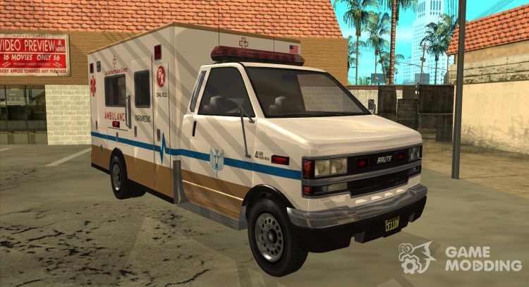 GTA 5 Brute Ambulance for GTA San Andreas