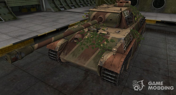 Casco de camuflaje Panzer V Panther para World Of Tanks