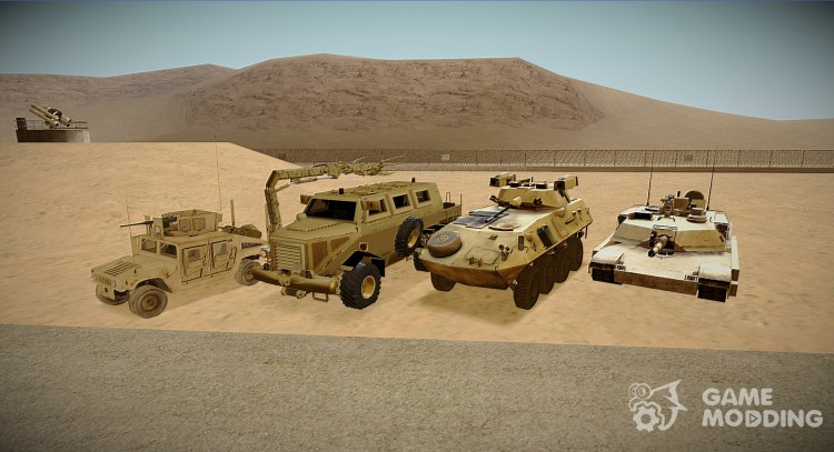 Pak realista de la tecnología militar para GTA San Andreas