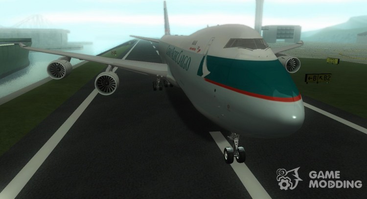 Boeing 747-8 Cathay Pacific Cargo для GTA San Andreas