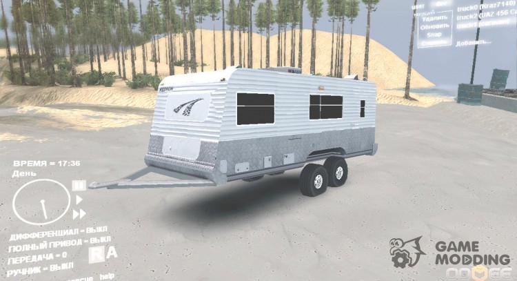 Trailer Caravan for Spintires DEMO 2013