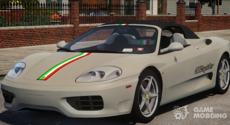 2000 Ferrari 360 Spider V1.3 для GTA 4