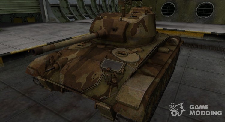 Шкурка для американского танка M24 Chaffee для World Of Tanks