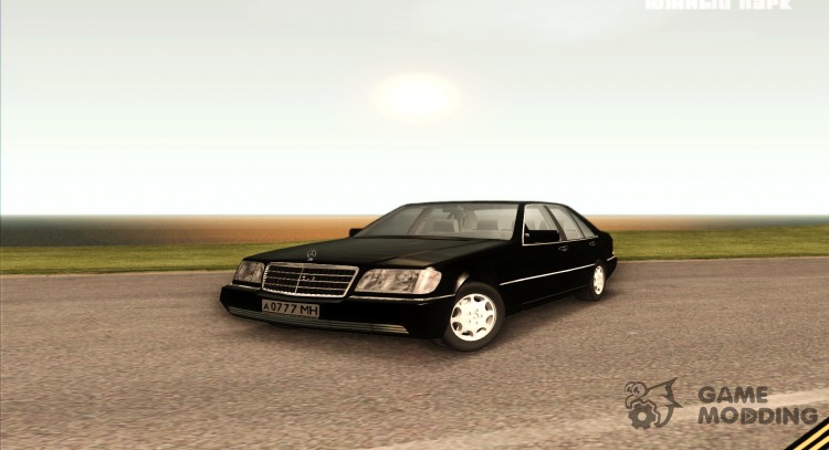 Mersedes-Benz W140 S600 (Sacha White of Brigade) for GTA San Andreas
