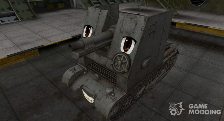 Забавный скин Sturmpanzer I Bison для World Of Tanks