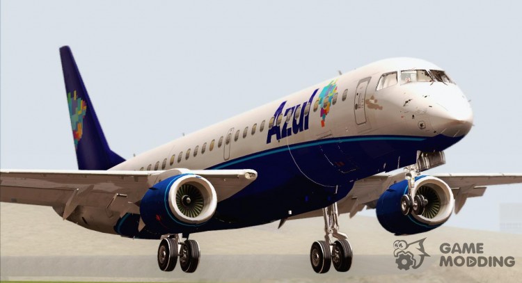 Embraer ERJ-190 Azul Brazilian Airlines (PR-ZUL) для GTA San Andreas