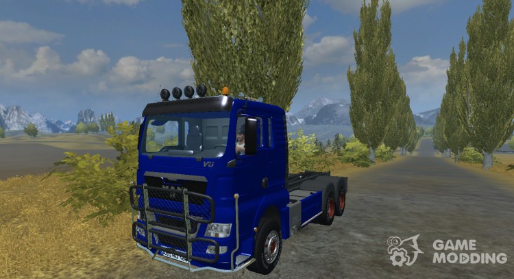 MAN TGX HKL with container v 5.0 Rost for Farming Simulator 2013