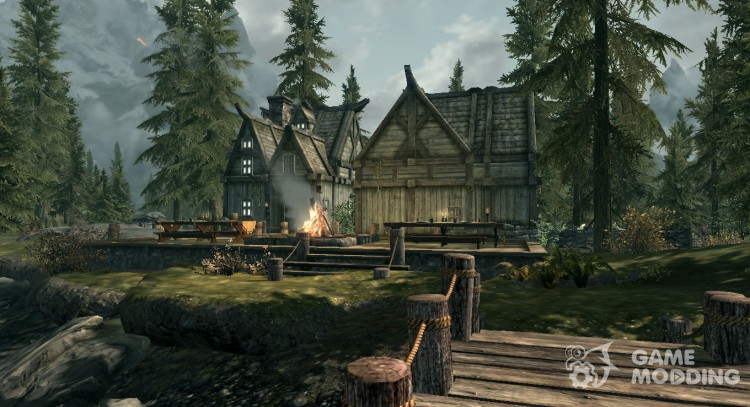 Una casa en el lago para TES V: Skyrim