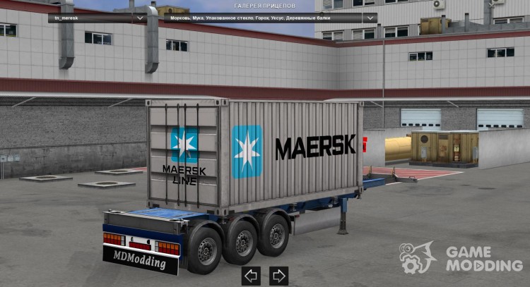 Maersk Contanier para Euro Truck Simulator 2