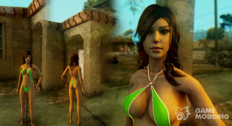 Lara Croft: Swimsuit для GTA San Andreas