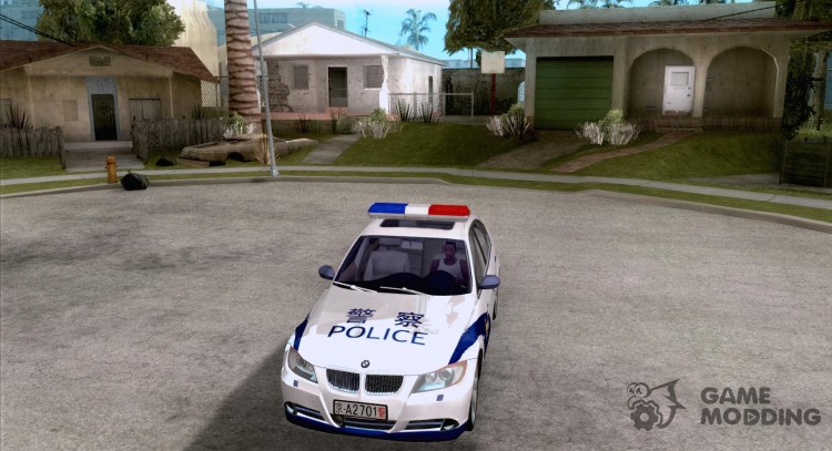 BMW serie 3 China policía para GTA San Andreas