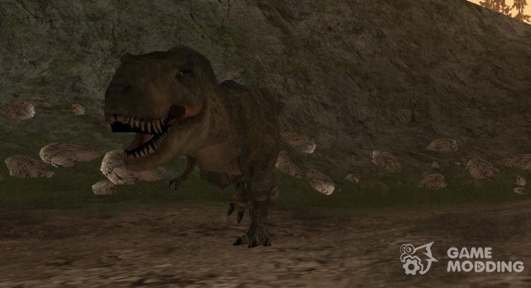 Los dinosaurios Attack mod para GTA San Andreas