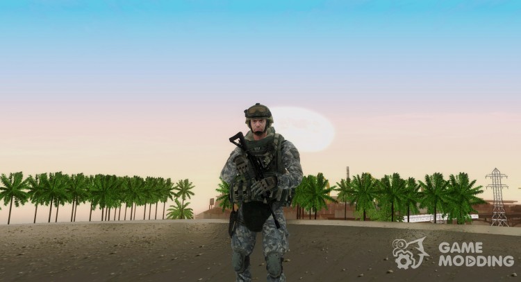 Modern Warfare 2 Soldier 7 для GTA San Andreas