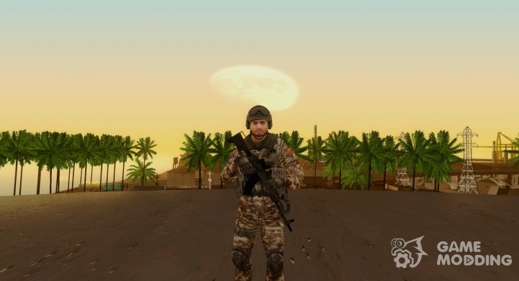 CoD MW3 Russian Military SMG v1 для GTA San Andreas