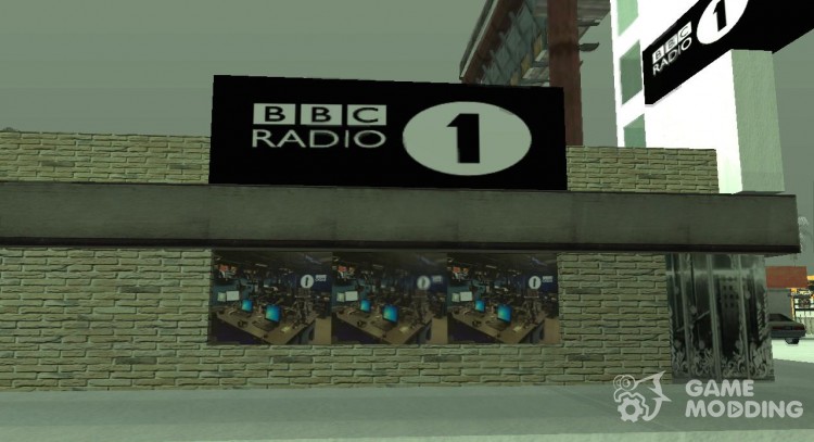 El estudio de radio de la BBC 1 para GTA San Andreas