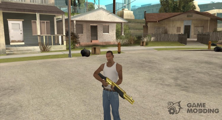 Shotgun Gold для GTA San Andreas