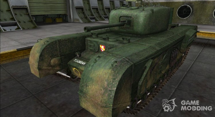 The skin for the Churchill VII for World Of Tanks