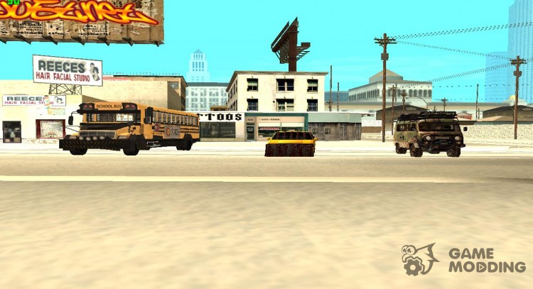 Машины для зомби апокалипсиса для GTA San Andreas