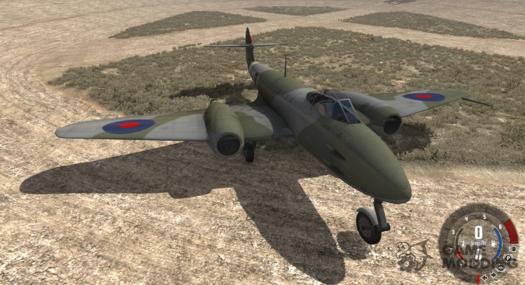 Gloster Meteor Mk. III Alpha для BeamNG.Drive