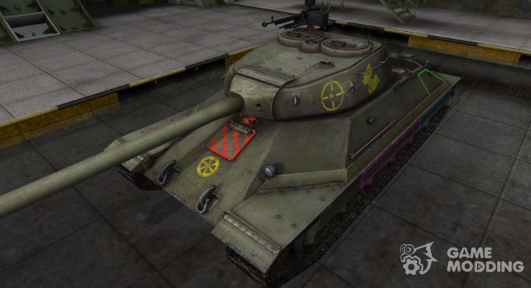 Контурные зоны пробития ИС-6 для World Of Tanks