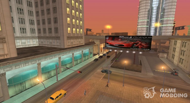 Новые текстуры для центра города для GTA San Andreas