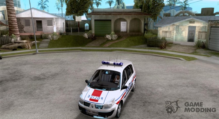 Renault Scenic II policía para GTA San Andreas