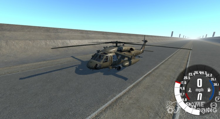 Sikorsky UH-60 Black Hawk для BeamNG.Drive