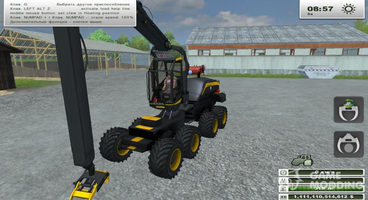 Ponsse Scorpion v 0.9 para Farming Simulator 2013