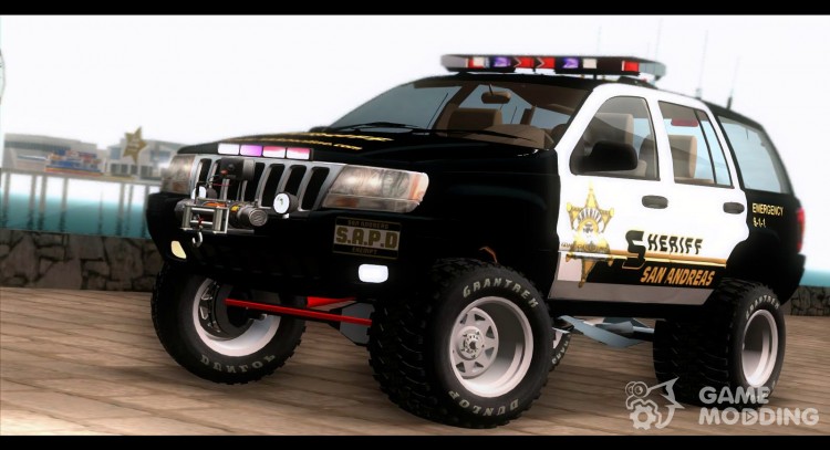 Jeep Grand Cherokee 1999 Sheriff for GTA San Andreas