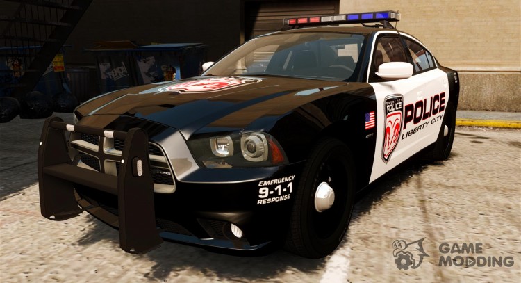 Dodge Charger R/T Max Police 2011 [ELS] para GTA 4