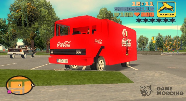 Грузовик Coca-Cola для GTA 3