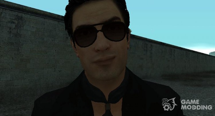 Vito en el traje negro de la Mafia II vegas para GTA San Andreas