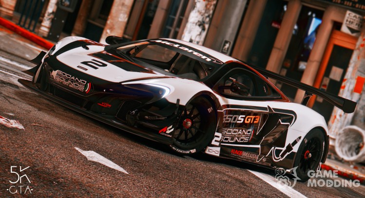 2015 McLaren 650 S GT3 v1.06 для GTA 5